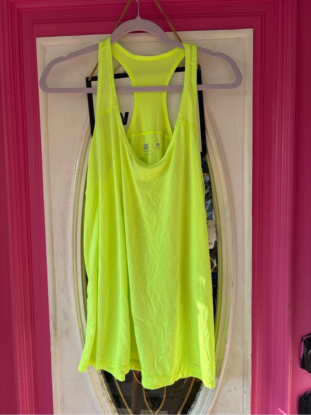Xersion Neon Yellow Racerback Tank - Women's